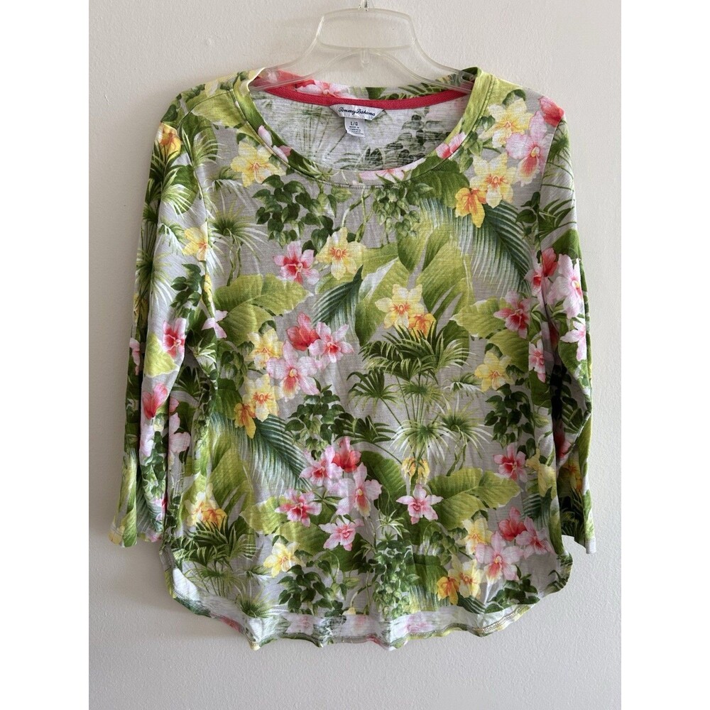 Tommy Bahama Ashby Isles Floral Short-Sleeve Tshirt Size L